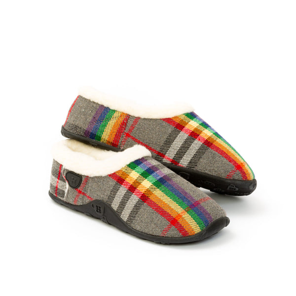 Bella - Rainbow Check Women's Slippers - Homeys