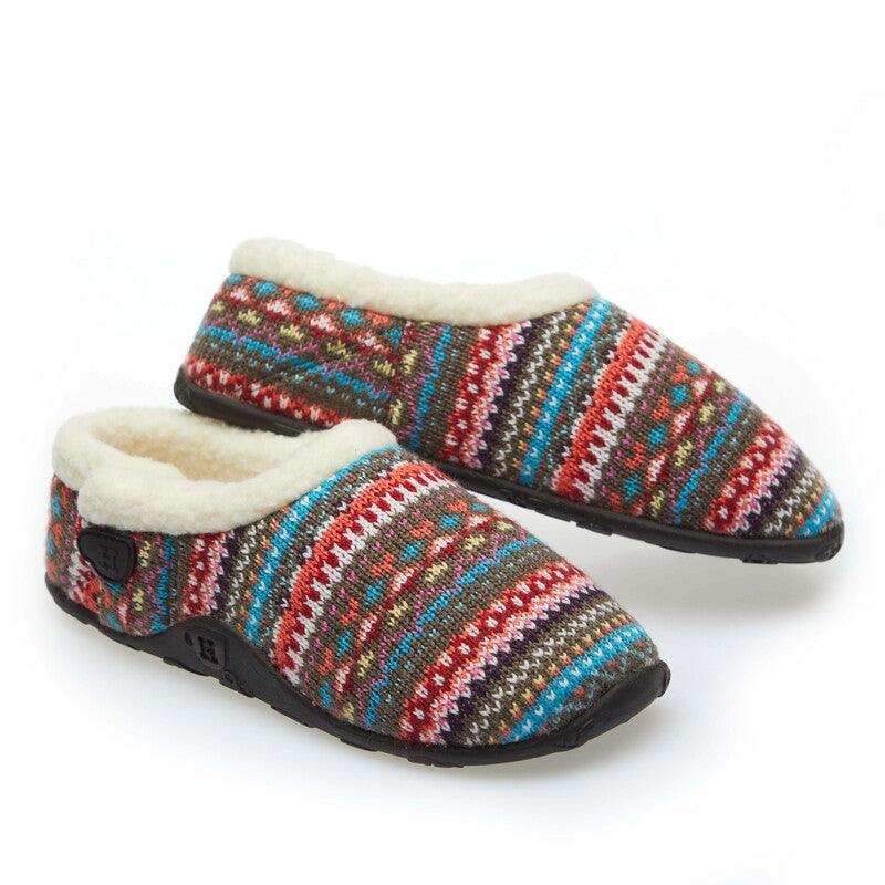 Erin - Grey Nordic Design Women's Slippers - Homeys