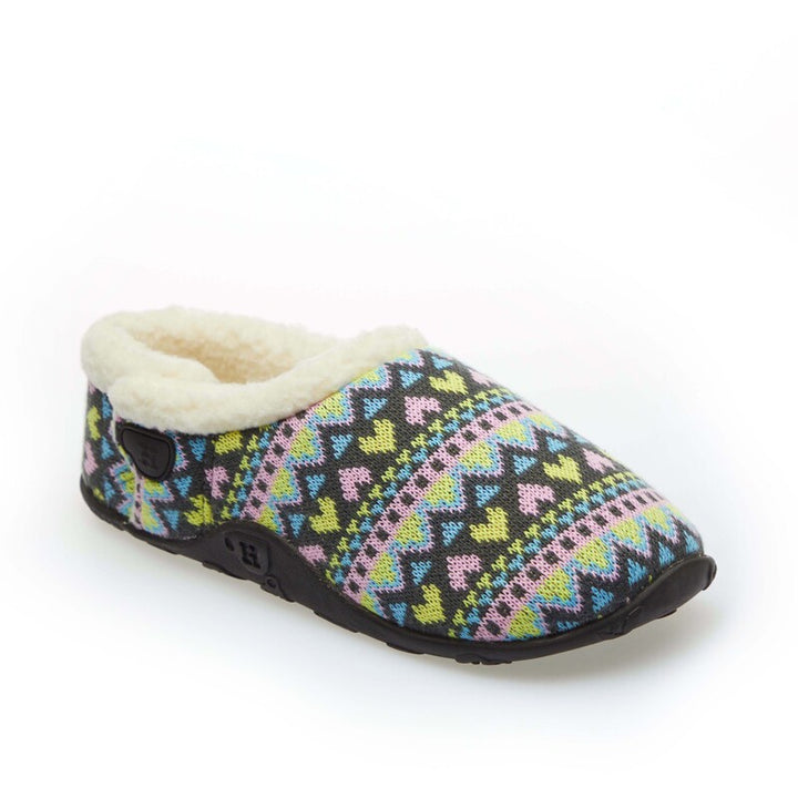 Natalia - Pastel Heart Knit Women's Slippers - Homeys