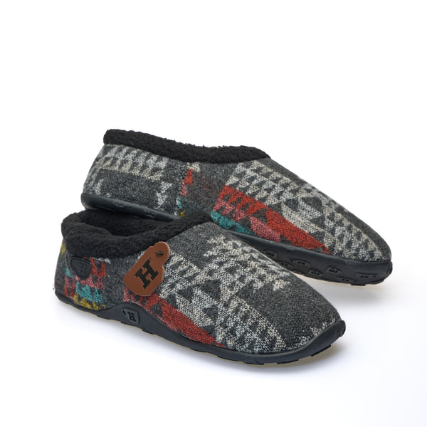Mitch - Aztec Patterned Men's Slippers
