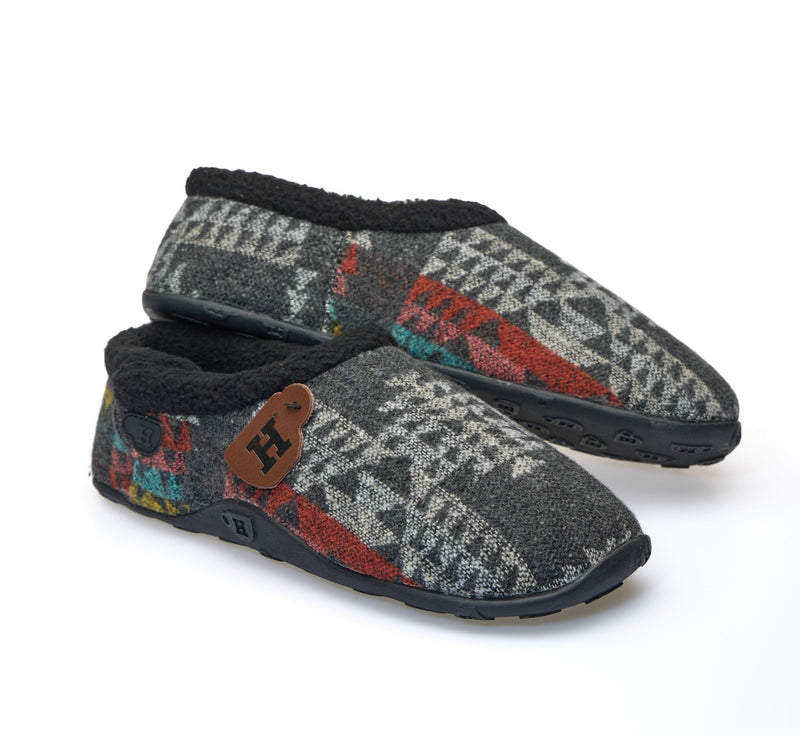 Mitch - Aztec Patterned Men's Slippers