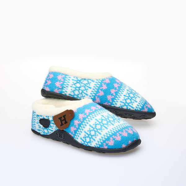 Pearl - Sky Blue Nordic Women's Slippers